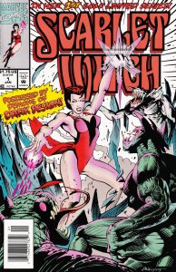 Scarlet Witch #1 Newsstand Cover Marvel Comics