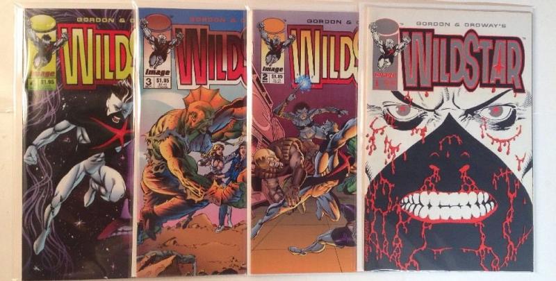 Wild Star 1-4 Near Mint Lot Set Run Gordon Ordway