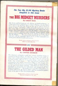 TWO COMPLETE DETECTIVE BOOKS-2/1943-GEORGE GROSS-MYSTERY-CRIME--PULP