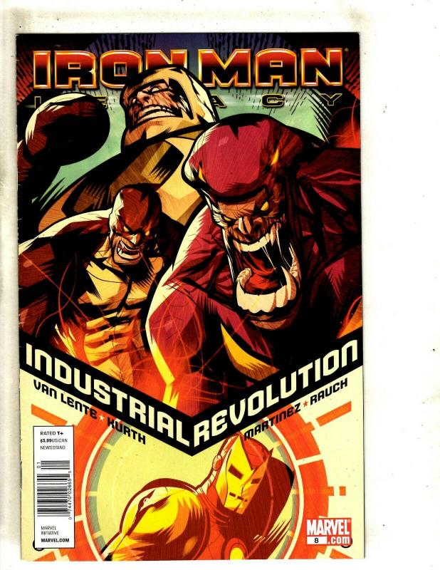 10 Iron Man Comics Legacy # 3 5 8 10 11 Viva Las Vegas # 1 2 + Wars # 1 2 3 MF22