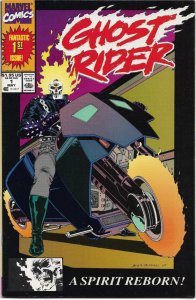 GHOST RIDER#1 VF/NM 1990 DANNY KETCH MARVEL COMICS 