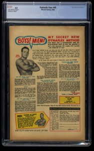 Fantastic Four #49 CGC VG- 3.5 Off White 2nd Silver Surfer! 1st Full Galactus!