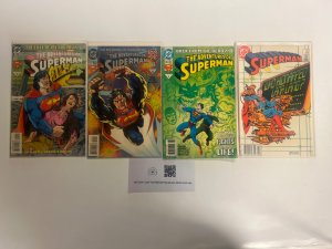 4 Superman DC Comic Books # 0 391 500 514 Batman Flash Wonder Woman Robin 6 JS27