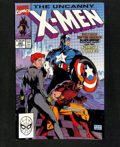 Uncanny X-Men #268 Wolverine Black Widow Captain America Team Up!