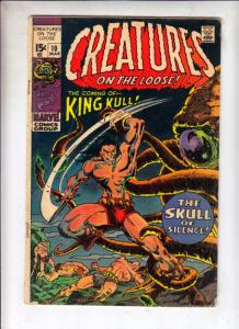 Creatures on the Loose #10 (Mar-71) VG+ Affordable-Grade King Kull