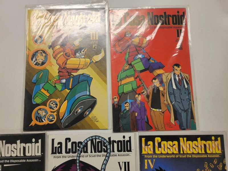 5 La Cosa Nostroid Fireman Press Comic Books #1 2 3 4 7 53 LP4