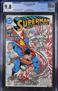 Action Comics #667 (7/91) Graded CGC 9.8