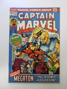 Captain Marvel #22 (1972) FN+ condition pencil front cover