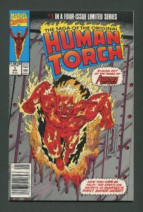 Original Human Torch #1  / 9.8 NM-MT  Newstand  April 1990