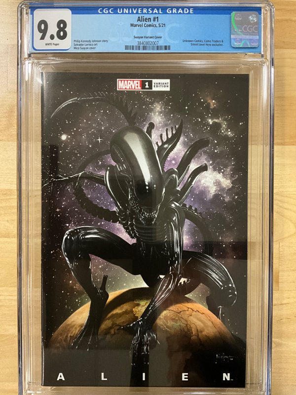 Alien #1 Suayan Cover A (2021) CGC 9.8