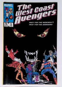 West Coast Avengers #5 (Feb 1986, Marvel) 6.0 FN