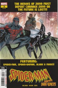 Spider-Man 2099 Dark Genesis # 3 Variant 2nd Print Cover NM Marvel [Q2]