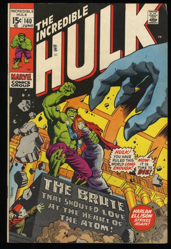 Incredible Hulk (1962) #140 1st Jarella!