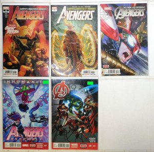 Avengers Lot 5 #25, 8th 7, 22, Assemble 21, All-New 3 2018 Marvel Comics