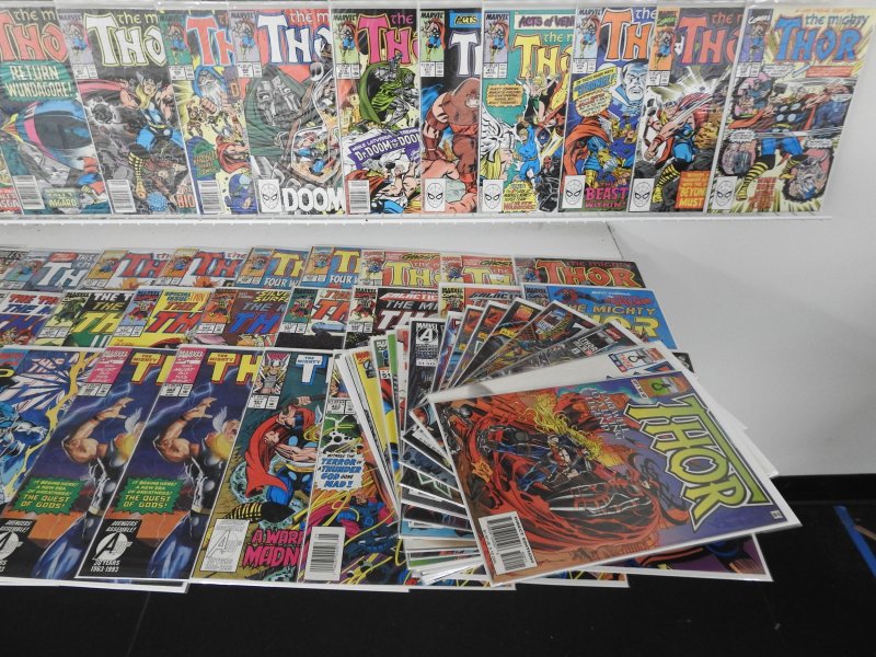 Huge Lot of 220+ Comics W/ All THOR!!! Avg. VF+ Condition!