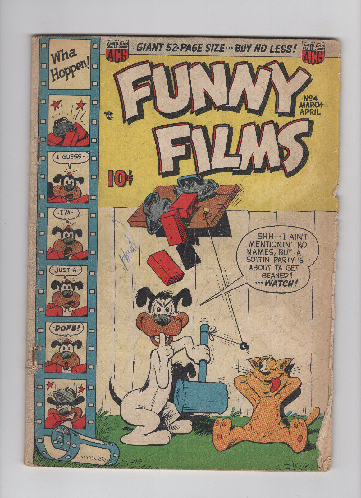 Funny Films #4 (1950 ACG) Low Grade | Comic Books - Golden Age, American  Comics Group, Humor/Satire / HipComic