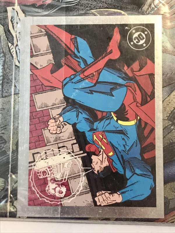 Wizard Superman Tribute First Edition Sealed With Card Magazine 1993 Sealed