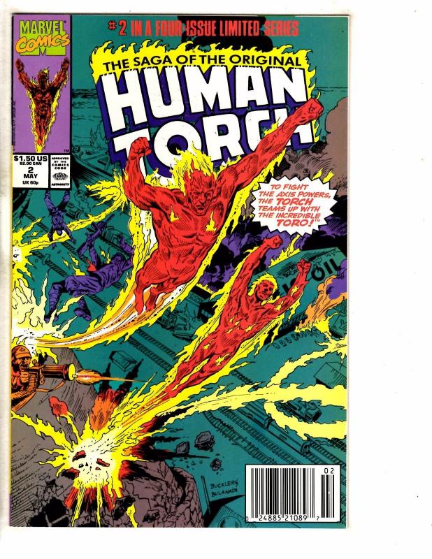 Lot Of 18 Human Torch Marvel Comic Books # 8 1 (8) 2 (4) 3 (4) 4 Fantastic 4 RM2