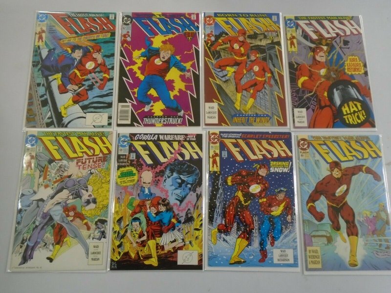 Flash comic lot 32 different from #50-100 avg 6.0 FN (1991-95 2nd Series)