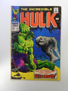The Incredible Hulk #104 (1968) GD/VG condition