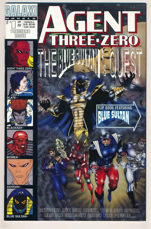 Agent Three Zero (1994) Blue Sultan #1 NM