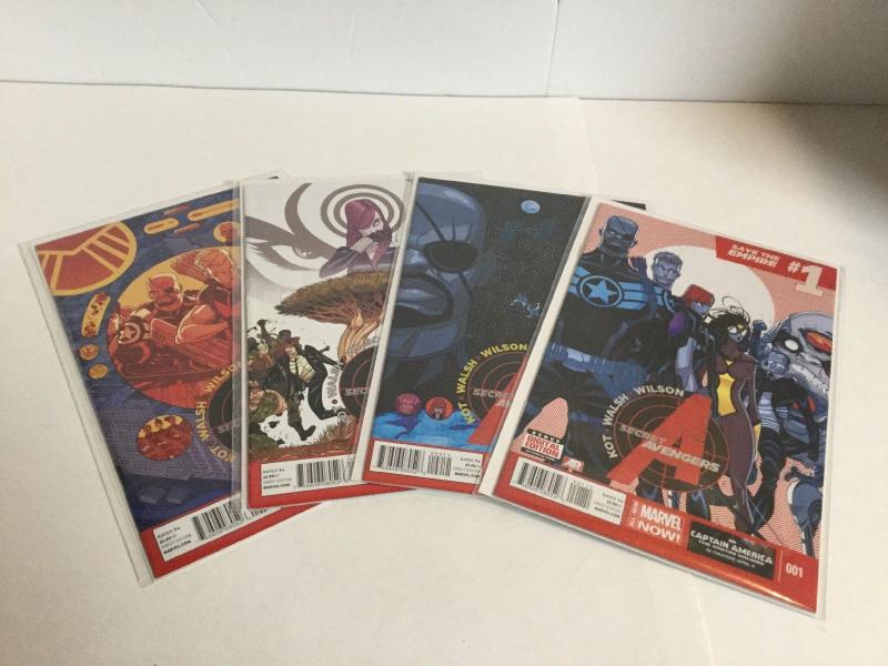 Secret Avengers 1-4 Lot Set Run Nm Near Mint Marvel Comics A10