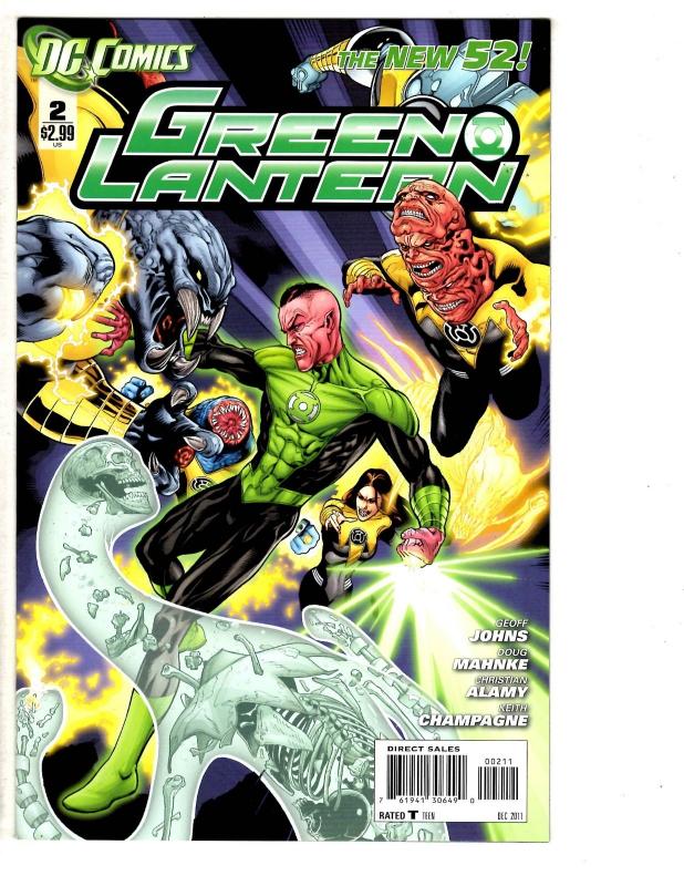 4 Green Lantern DC Comic Books # 2 3 4 5 New 52 Sinestro Hal Jordan Johns LH1