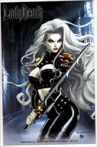 Lady Death: Heartbreaker #1 (2002) Richard Ortiz Wicked Ways Variant
