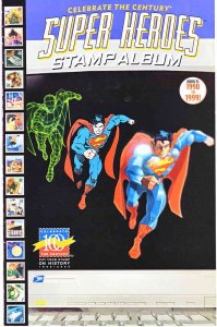 Super Heroes Stamp Album #10 VF/NM ; DC