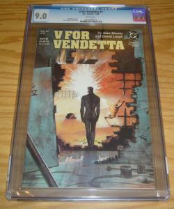 V For Vendetta #3 CGC 9.0 alan moore - david lloyd - dc comics 1988