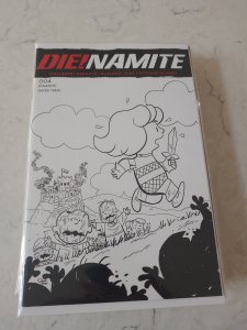 DIE!NAMITE #4 PEANUTS HOMAGE LINE ART FOC VARIANT NM 2021 DYNAMITE