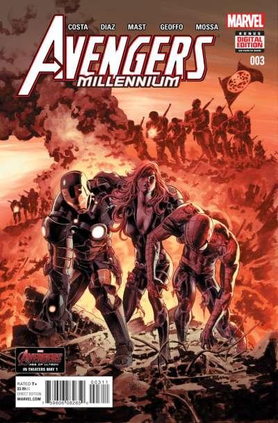Avengers: Millennium #3, NM + (Stock photo)