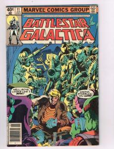 Battlestar Galactica #11 VF Marvel Comics Comic Book Jan DE42