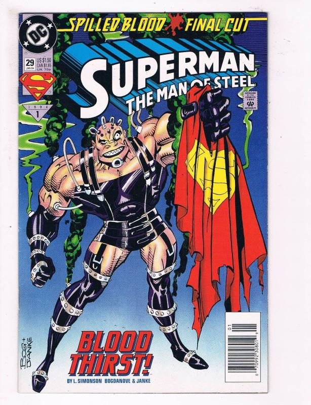 Superman The Man Of Steel # 29 VF/NM DC Comic Books Justice League Batman!! SW11