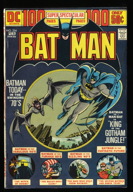 Batman #254 VF 8.0 100 Page Super Spectacular Man-Bat!