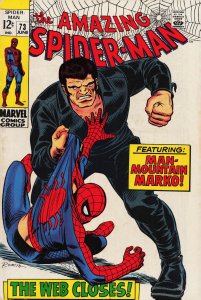 The Amazing Spider-Man #73 (1969) [Key Issue] FN+ ! small tape pull near spine