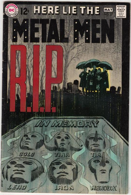 Metal Men #37 (Apr-69) VF/NM High-Grade Metal Men (Led, Tina, Tin, Gold, Merc...