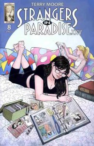STRANGERS IN PARADISE XXV (2017 ABSTRACT) #8 CVR A TERRY MOORE