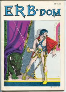 ERB-dom #81 1975-early Burroughs & Tarzan fanzine-buy/sell ads-Danton Burroug...