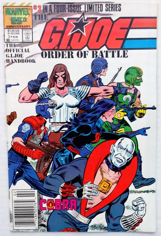 G.I. Joe Order of Battle #3 (FN/VF, 1986) NEWSSTAND