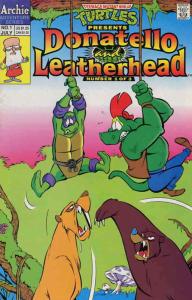 Teenage Mutant Ninja Turtles Presents: Donatello and Leatherhead #1 VF/NM; Archi 