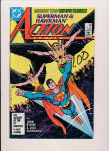 LOT of 6-DC Action Comics #585,586,587,588,589,590  SUPERMAN  FN/VF (SRU134)