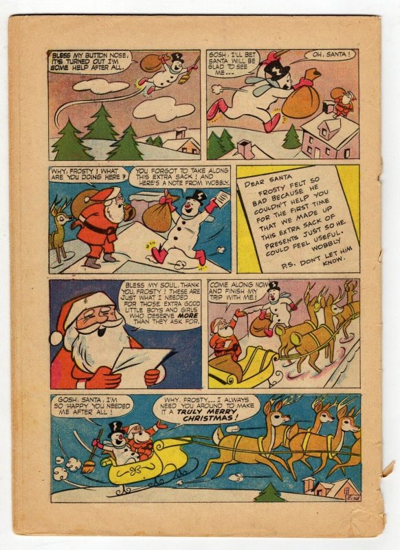 Four Color #1153 VINTAGE 1960 Dell Comics Frosty the Snowman