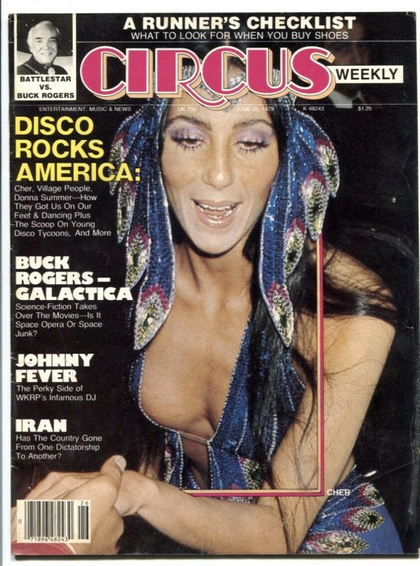 Circus Weekly June 26 1979- DISCO- Buck Rogers- Galactica Cher