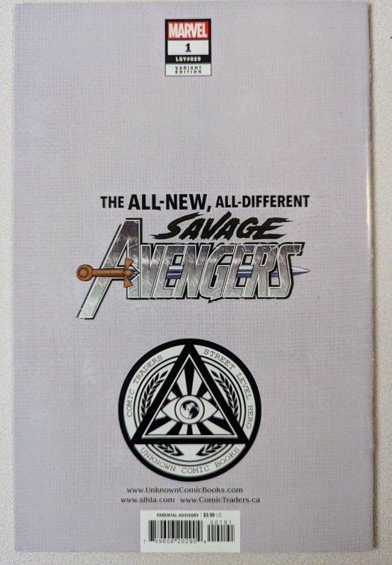 SAVAGE AVENGERS #1 MICO SUAYAN Unknown Comics Exclusive Trade Dress & Virgin Set