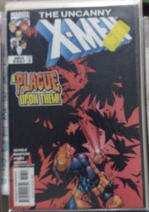 UNCANNY X-MEN #357  1998 MARVEL DISNEY plague upon them