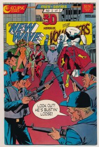 New Wave vs. the Volunteers 3-D (1987) #1-2 NM Complete series