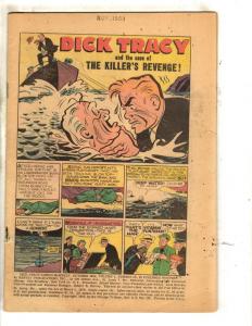 Lot Of 5 Comics Wilbur # 9 + Target # 2 + Roundup # 4 + Dick Tracy # 72 68 JL32