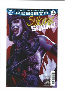 Suicide Squad #4 NM- 9.2 DC Comics Rebirth 2016 Bermejo Variant, Harley Quinn