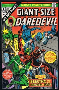 Giant Size Daredevil #1 ORIGINAL Vintage 1975 Marvel Comics